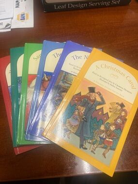 Vintage Christmas Children's Pop Up 3D Storybook Lot - Colorful Covers